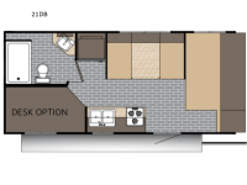 2027 SUNSET PARK RV SUN LITE 21DBLTD Floorplan
