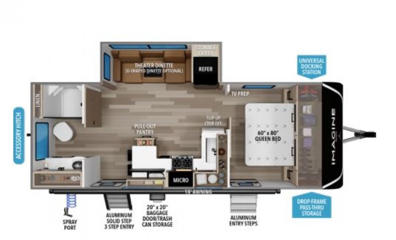 2027 GRAND DESIGN IMAGINE 2300MK Floorplan