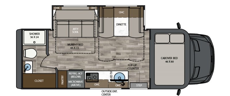 2026 RENEGADE VIENNA 25RMC Floorplan