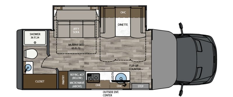 2026 RENEGADE VIENNA 25RML Floorplan
