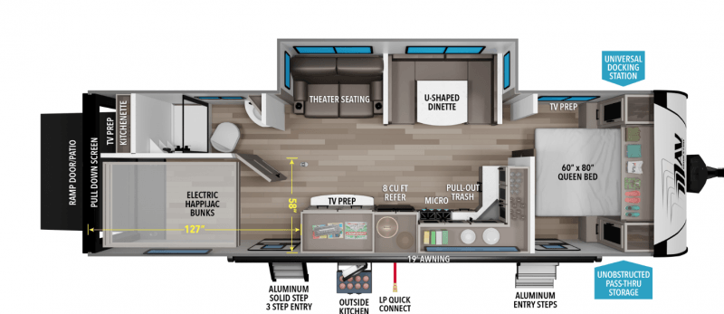 2026 GRAND DESIGN MAV 28MAV Floorplan