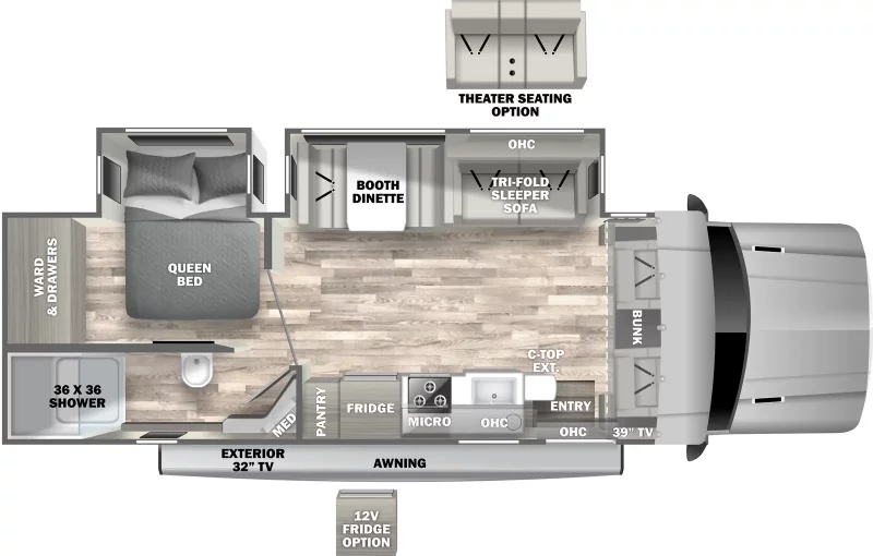 2026 DYNAMAX ISATA 5 30FW XPLORER Floorplan