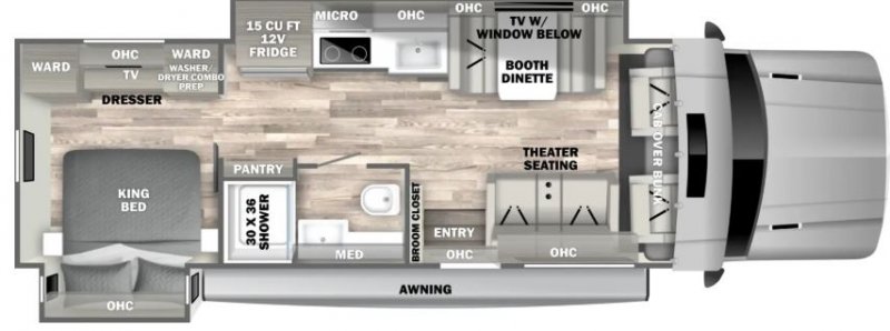 2027 DYNAMAX ISATA 6 32KS Floorplan