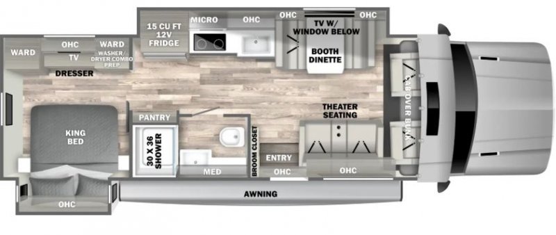 2027 DYNAMAX ISATA 6 32KSF Floorplan