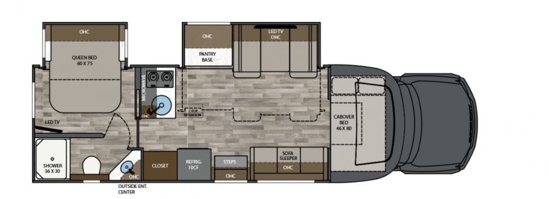 2026 RENEGADE VERACRUZ 32VDS Floorplan
