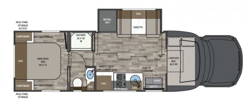 2026 RENEGADE VERACRUZ 32VRS Floorplan