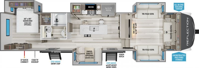 2026 GRAND DESIGN REFLECTION 360FLS Floorplan