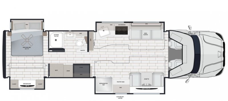 2027 RENEGADE EXPLORER 38EMB Floorplan