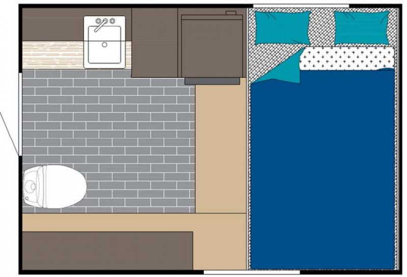 2027 SUNSET PARK RV SUN TREK 600 Floorplan