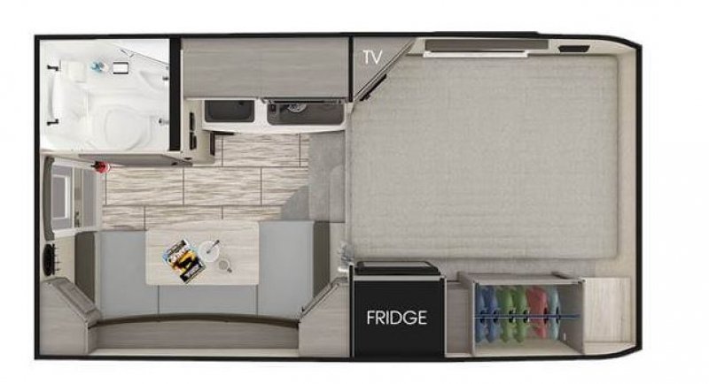 2026 LANCE LANCE 650 Floorplan