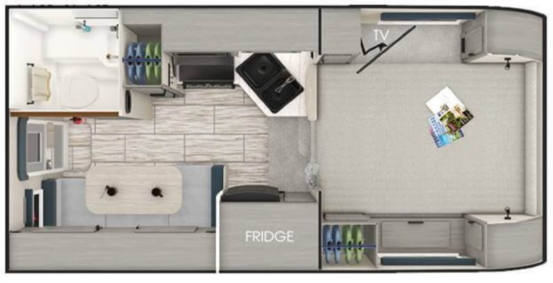 2026 LANCE LANCE 850 Floorplan