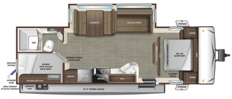 2023 STARCRAFT STARCRAFT 261BH Floorplan