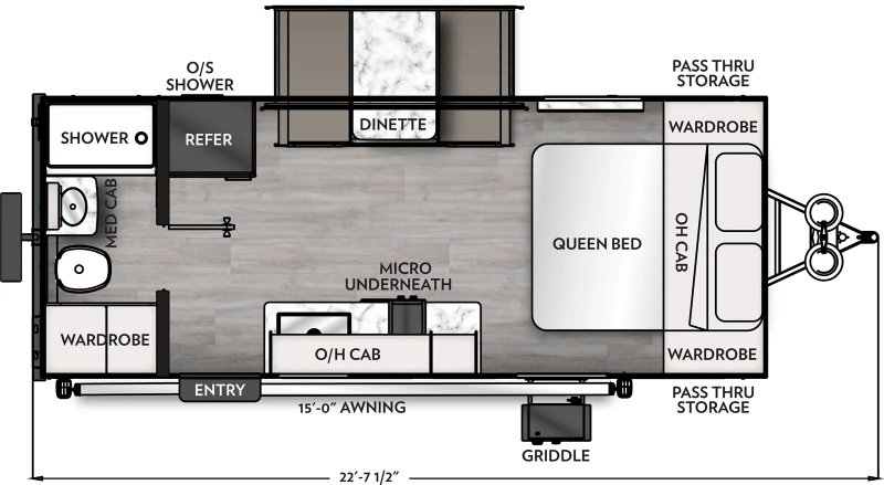 2026 COACHMEN APEX 190RBS Floorplan