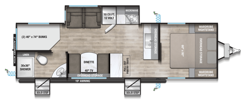 2026 ALLIANCE RV DELTA BH271 Floorplan