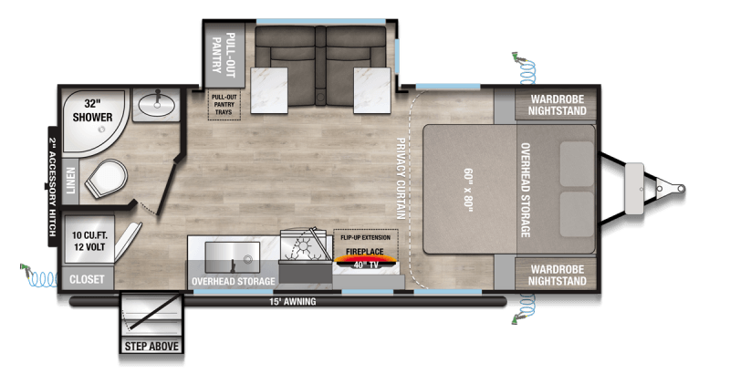 2026 ALLIANCE RV DELTA ML206 Floorplan