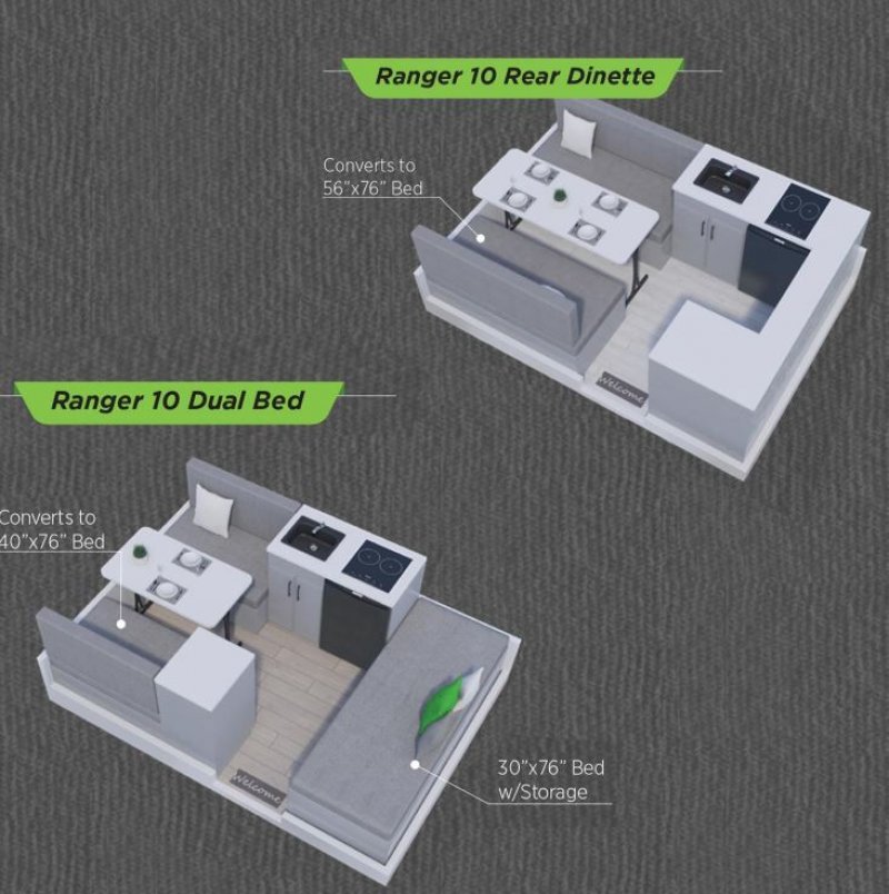 2026 COLUMBIA NORTHWEST ALINER RANGER 10 Floorplan