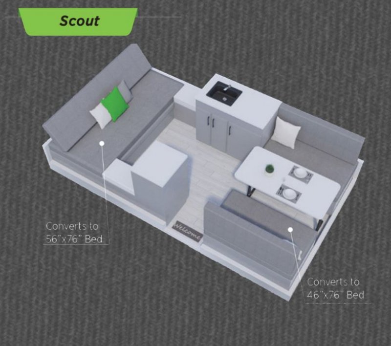 2026 COLUMBIA NORTHWEST ALINER SCOUT Floorplan