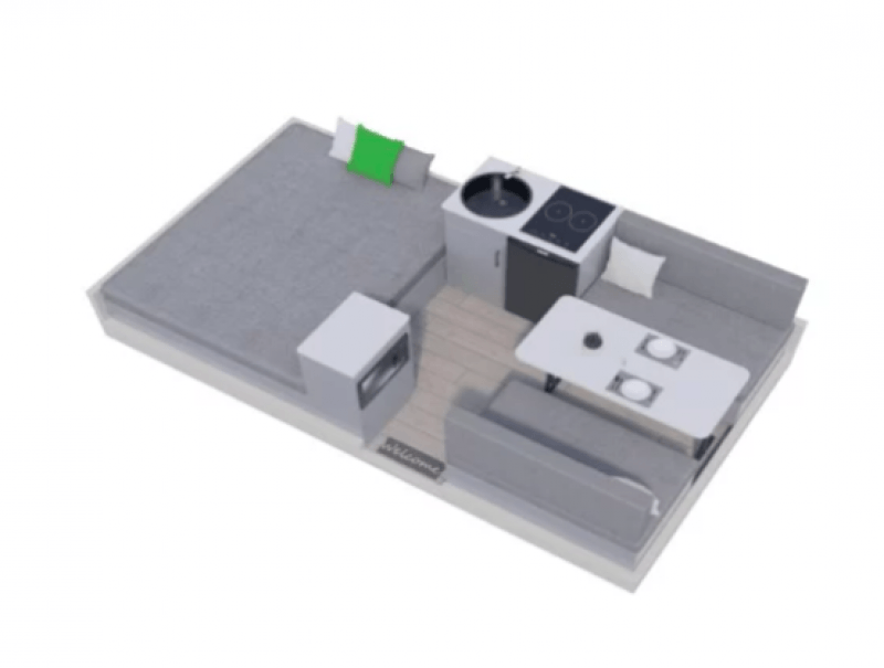 2025 COLUMBIA NORTHWEST ALINER CLASSIC TWIN Floorplan