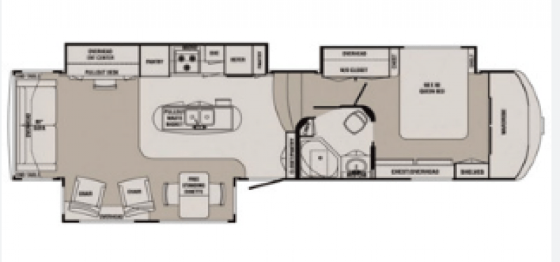 2014 REDWOOD RV REDWOOD 36RL Floorplan