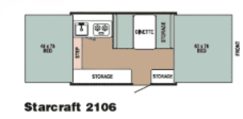 2007 STARCRAFT STARCRAFT 2106 Floorplan