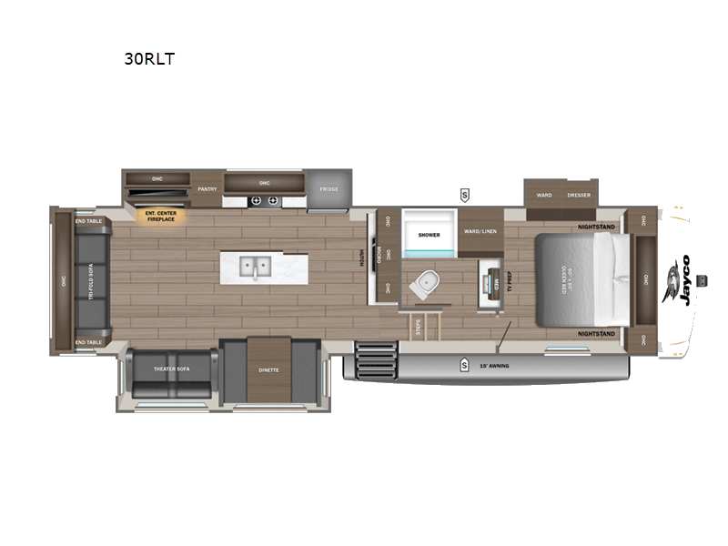 2014 JAYCO EAGLE 265HT Floorplan