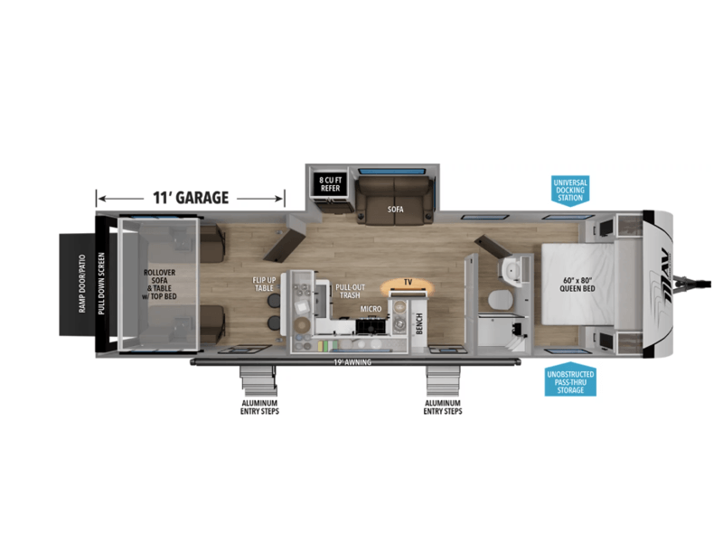 2027 GRAND DESIGN MAV 30MAV-SH Floorplan