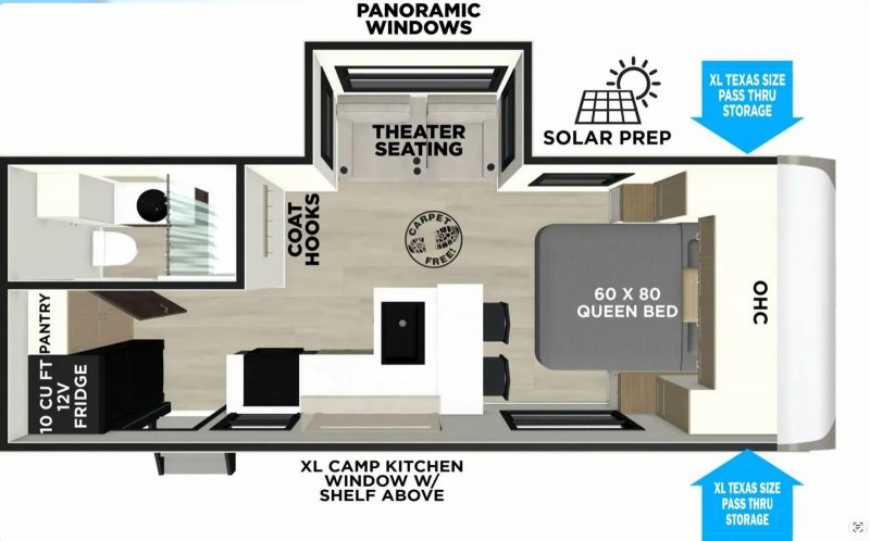 2026 FOREST RIVER SALEM 24RDHL Floorplan
