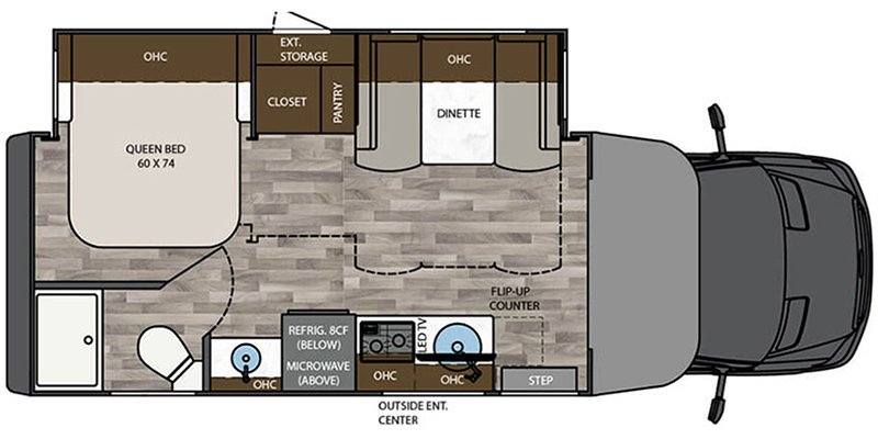 2025 RENEGADE VIENNA 25FWS Floorplan