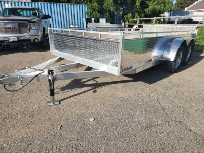 2026 E ALUMINUM 7X14 TANDEM AXLE UTILITY TRAILER