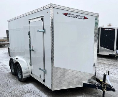 2026 ENCLOSED TRAILER 7 X 16 V NOSE RAMP DOOR