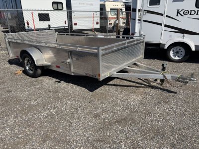 2023 UTILITY ALUM TRAILER 6X12 SINGLE, FOLDING REAR GATE