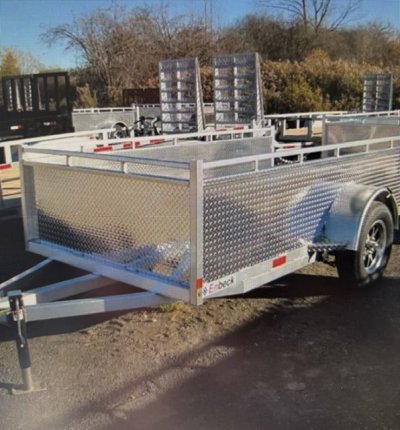 2026 SINGLE AXLE UTILITY 6X10 - 22 INCH HIGH SIDE