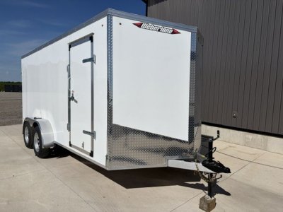 2026 ENCLOSED V-NOSE INSTOCK 7 X 16 NOSE RAMP DOOR