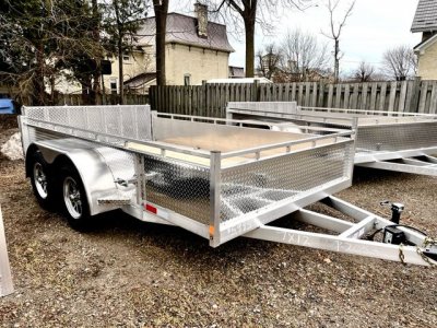 2026 E ALUMINUM 7X12 TANDEM AXLE UTILITY TRAILER