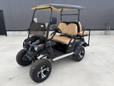 2023 AGT NOMAD 2+2 ELECTRIC GOLF CART BLACK