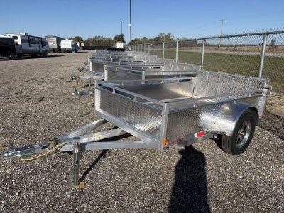 2027 E ALUMINUM 5X10 SINGLE AXLE UTILITY TRAILER