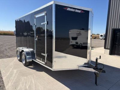 2027 WL V NOSE ECO 7X14X7 TANDEM AXLE BLACK