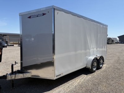 2026 ENCLOSED TRAILER 7 X 16 V NOSE RAMP DOOR