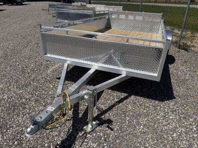 2027 E ALUMINUM 6X12 SINGLE AXLE UTILITY TRAILER