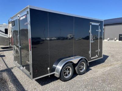 2024 WL V NOSE 7X14 TANDEM AXLE BLACK
