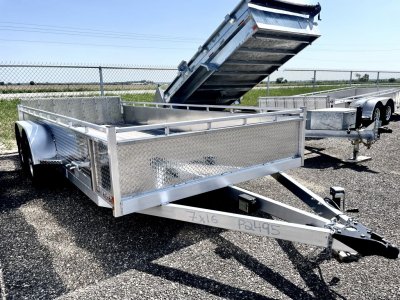 2026 E ALUMINUM 7X16 TANDEM AXLE UTILITY TRAILER