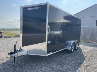 2025 ENCLSOED 7 X 16 NOSE RAMP DOOR ( 7 HIGH)