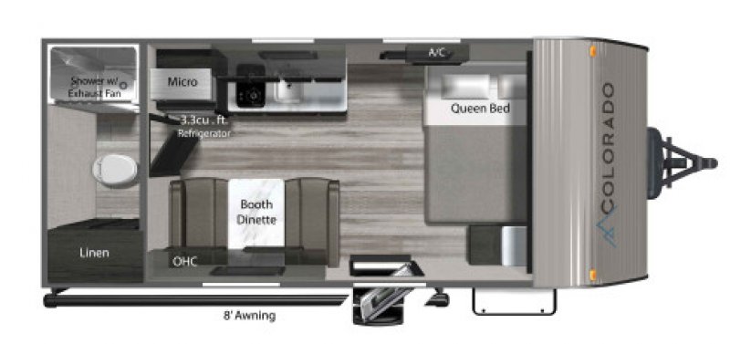 2024 DUTCHMEN Colorado 17RBC Floorplan