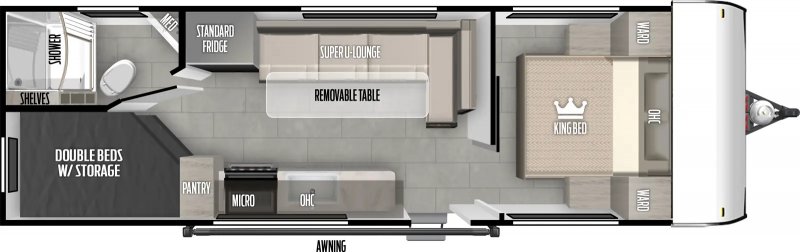 2026 FOREST RIVER Salem 266BH LE Floorplan
