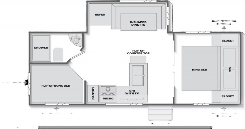 2027 KEYSTONE RV Passport 229BH Western Edition Super Lite Floorplan