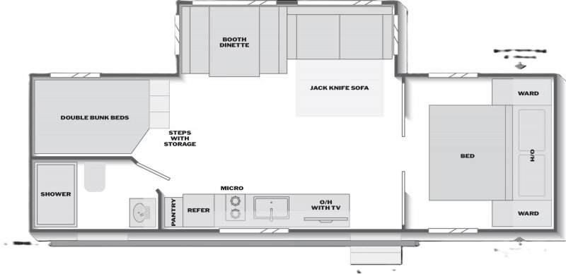 2027 KEYSTONE RV Passport 260BH Western Edition Classic Floorplan