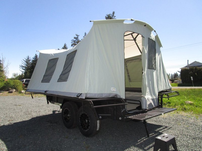 2021 JUMPING JACK TRAILERS Mid 6 x 12 12' Tent Blackout