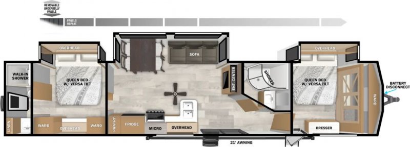 2026 FOREST RIVER Salem Villa 42DMS