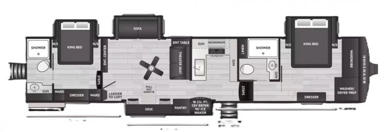 2027 KEYSTONE RV Montana High Country 391TB