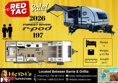 2026 RPOD 197 (MURPHY BED, REAR BATH*)